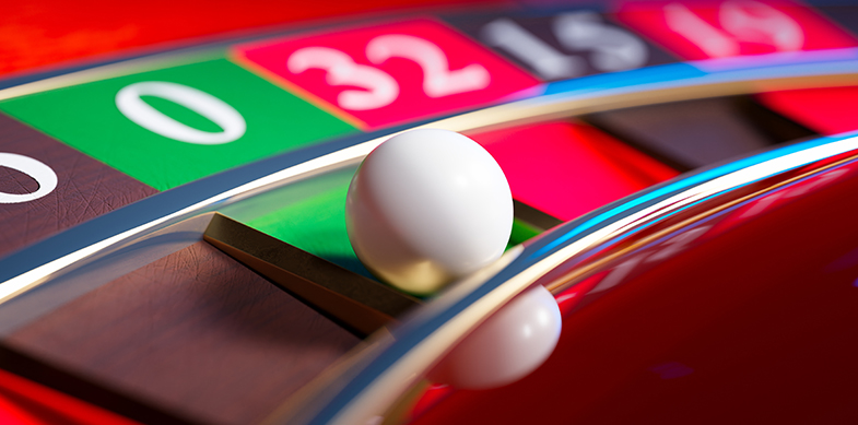 Roulette con pallina ferma sullo zero