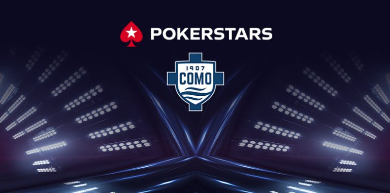 Logo Pokerstars e logo Como calcio