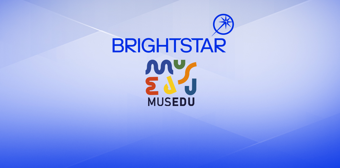 Logo Brightstar, logo MusEdu