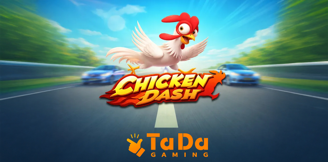 Chicken Dash e logo TaDa Gaming